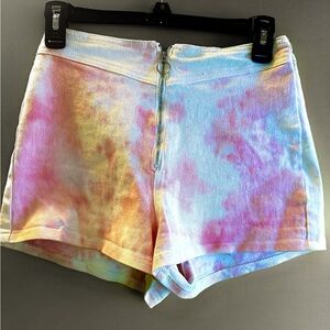 Altar'd State Pink Print High Waist Shorts Set (2for1)